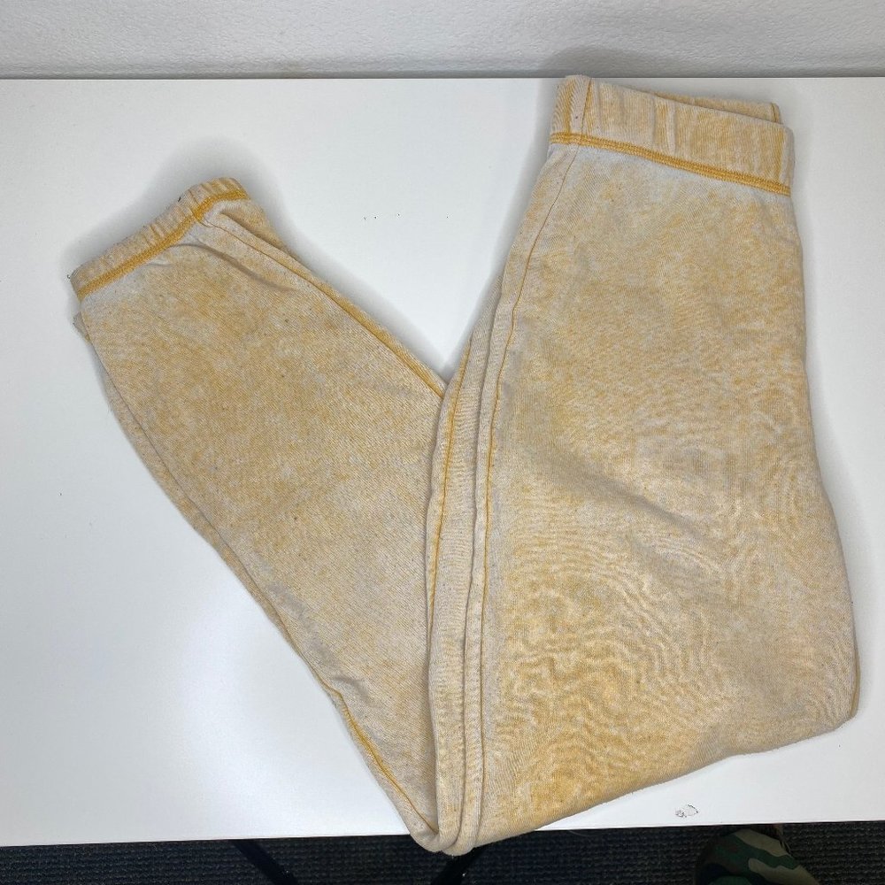yellow sweatpants